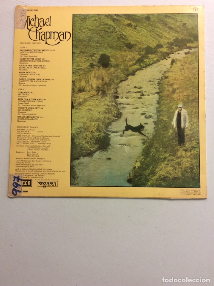 Discos de vinilo: Michael Chapman. Diversi&oacute;n salvaje. - Foto 2