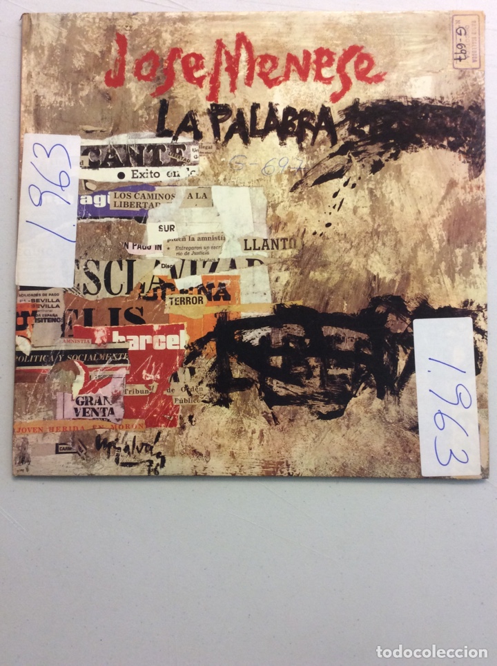 Discos de vinilo: Jose Menese. La palabra. - Foto 1