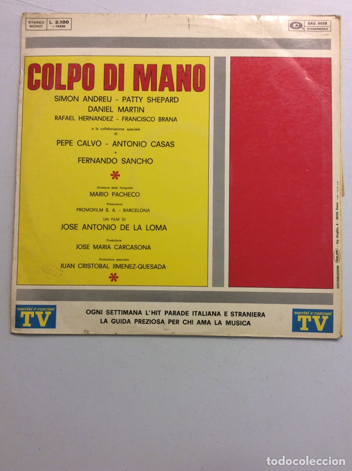 Discos de vinilo: BSO colpo di mano. Gianni Marchetti. - Foto 2
