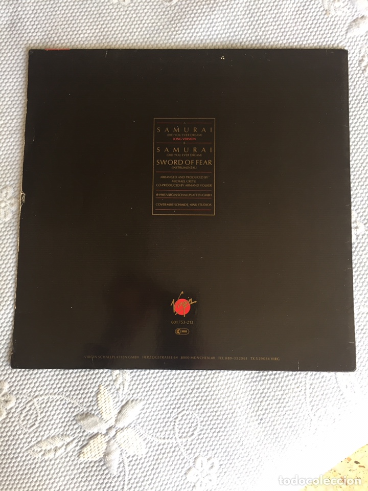Discos de vinilo: Michael Cretu - Samurai / MAXI - Foto 4