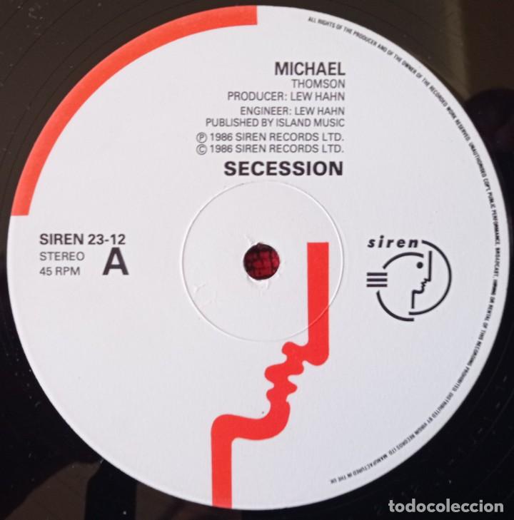 Discos de vinilo: SECESSION ** Michael ** MAXI SINGLE VINILO ORIGINAL 1986 UK - Foto 3