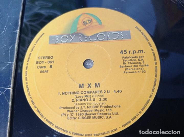 Discos de vinilo: Maxi single MXM NOTHING COMPARES 2 U - Foto 2