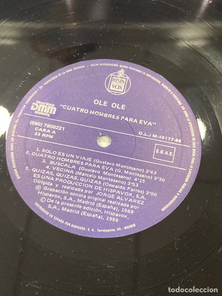 Discos de vinilo: Disco OL&Eacute; OL&Eacute; - Foto 5