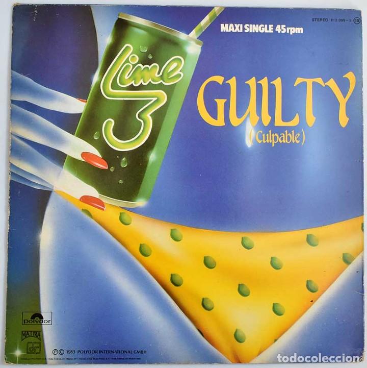 Discos de vinilo: Lime - Guilty (Culpable). Maxi Single - Foto 2