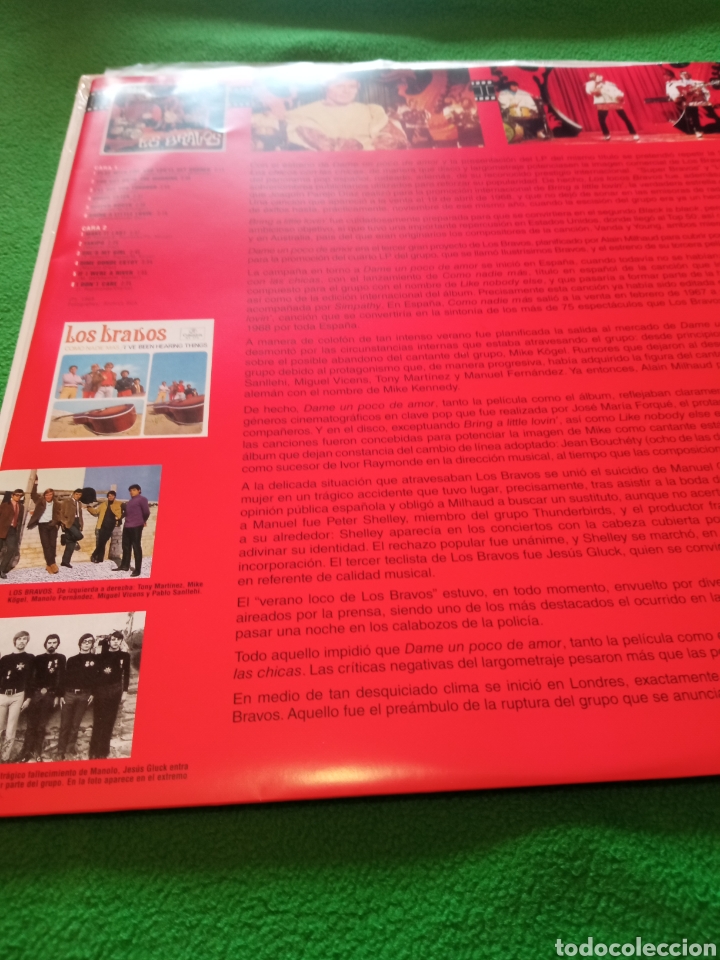 Discos de vinilo: Los Bravos - Dame un poco de amor - Foto 4
