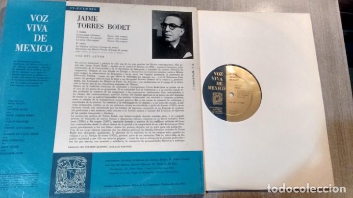 Discos de vinilo: JAIME TORRES BODET - DISCO VINILO - LP - - Foto 2