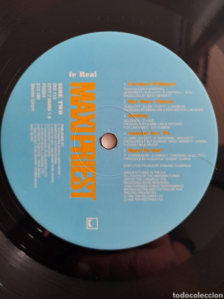 Discos de vinilo: MAXI PRIEST, FE REAL - Foto 4