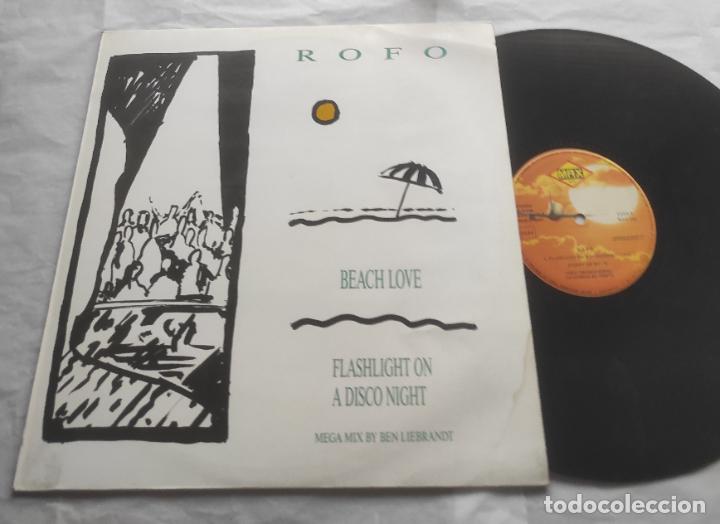 Discos de vinilo: Rofo - Beach Love - Max Music -MAXI- SPAIN - Foto 1