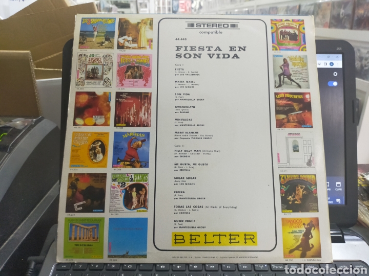 Discos de vinilo: Fiesta en son vida lp 1970 mantequilla group /2 - Foto 2