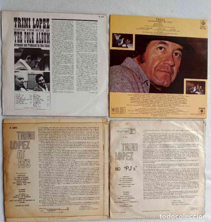 Discos de vinilo: TRINI LOPEZ - 4 discos LPs y 1 doble LP - Foto 2