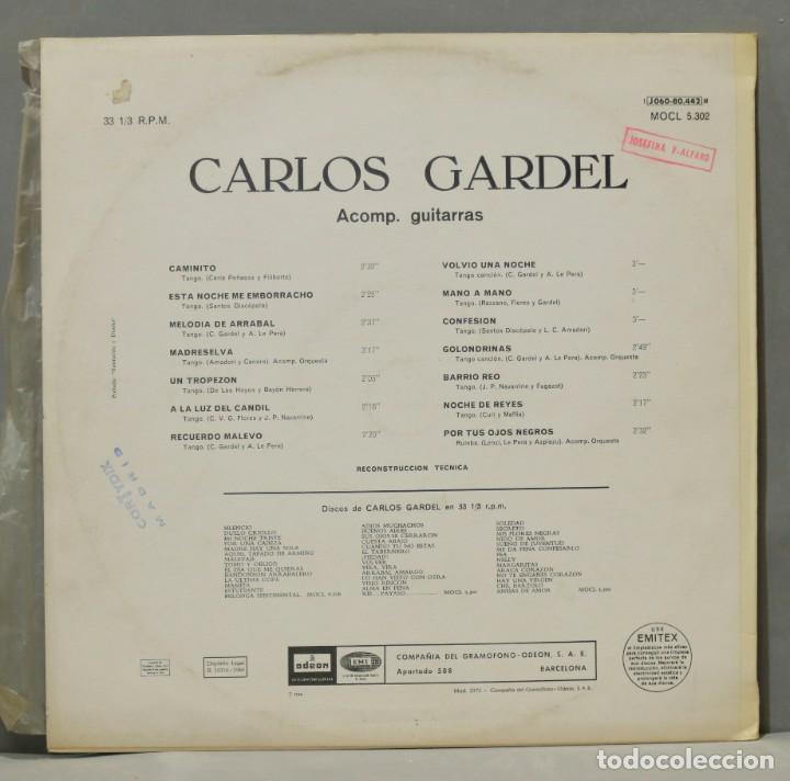 Discos de vinilo: LP. CARLOS GARDEL - Foto 2