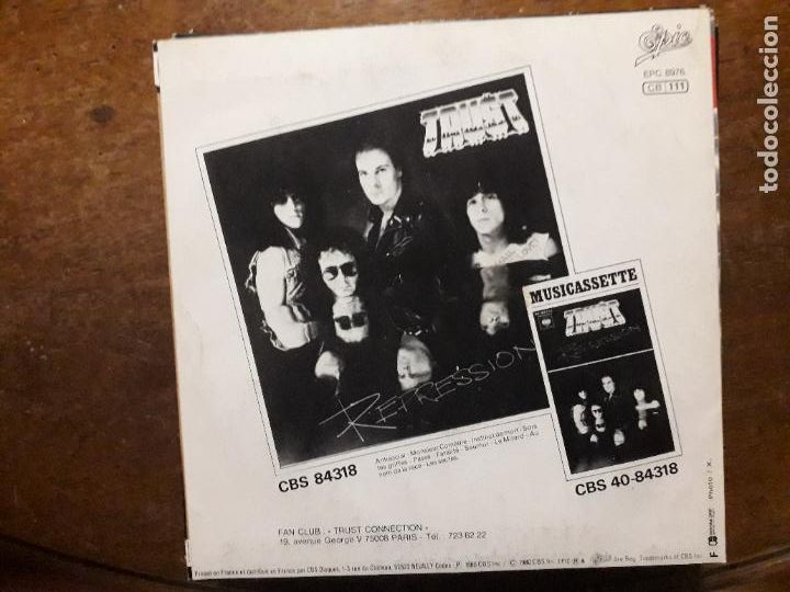 Discos de vinilo: Trust - fatalite + passe - Foto 2