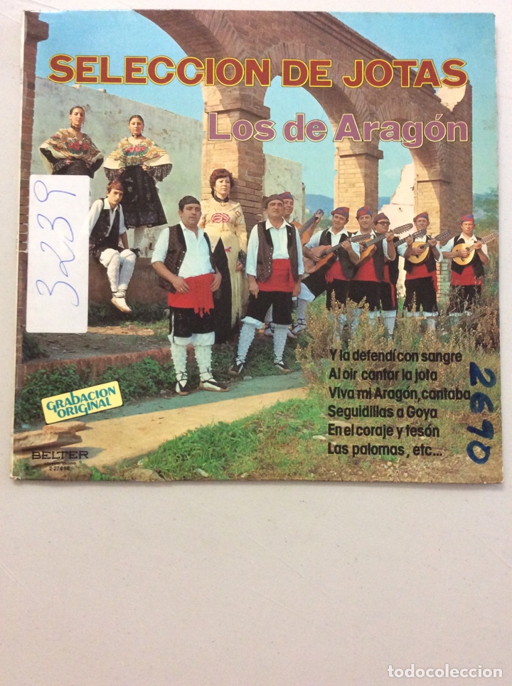 Discos de vinilo: Seleccion de jotas. Los de Aragon. - Foto 1