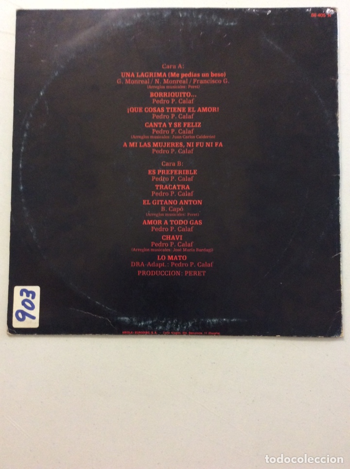 Discos de vinilo: Lo mejor de Peret. - Foto 2
