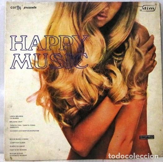 Discos de vinilo: HAPPY MUSIC - VARIOS - LP - Foto 1