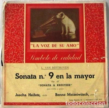Disques de vinyle: L.VAN BEETHOVEN - SONATA N&ordm; 9 EN LA MAYOR - LP