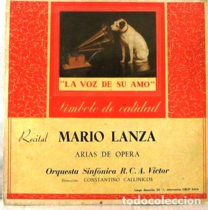 Discos de vinilo: MARIO LANZA - RECITAL ARIAS DE OPERA - LP - Foto 1