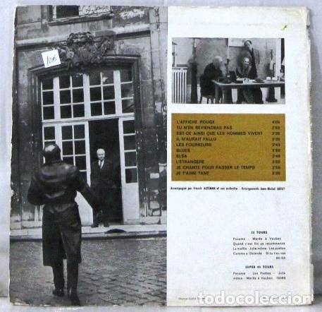 Discos de vinilo: LES CHANSONS D ARAGON - LP - Foto 1