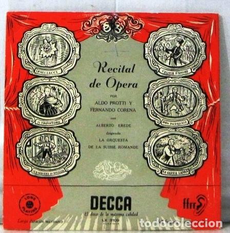 Discos de vinilo: RECITAL DE OPERA - LP - Foto 1