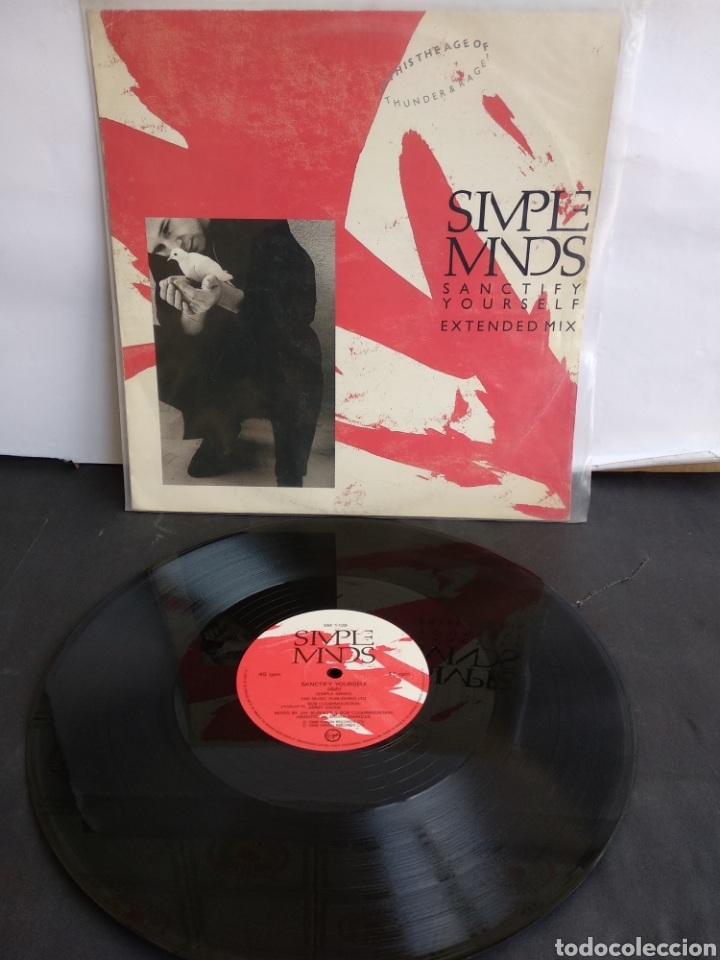 Discos de vinilo: *SIMPLE MIDS. SANCTIFY YOURSELF 1986. LA.4 - Foto 1