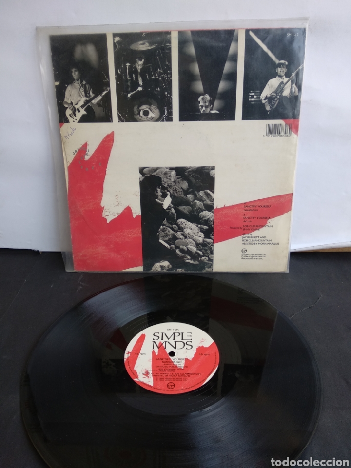 Discos de vinilo: *SIMPLE MIDS. SANCTIFY YOURSELF 1986. LA.4 - Foto 2