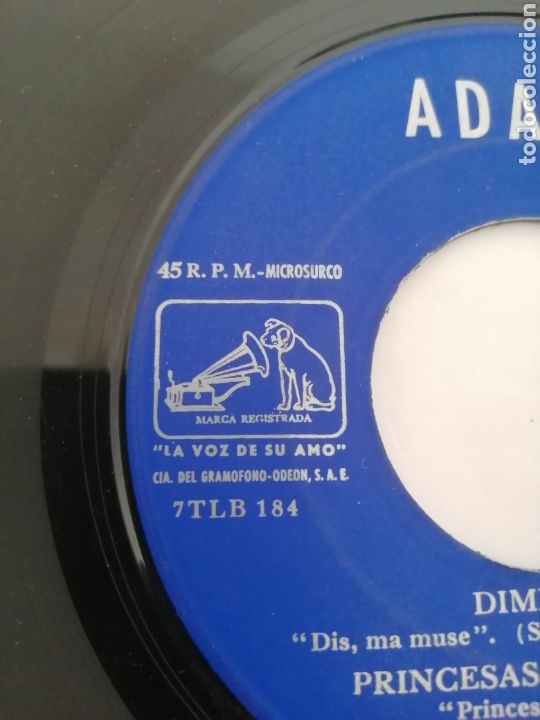 Discos de vinilo: Vinilo Adam dime musa 1968 EPL 14.394 Odeon - Foto 5