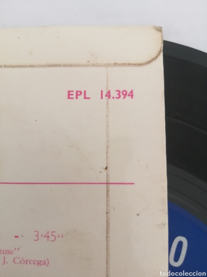 Discos de vinilo: Vinilo Adam dime musa 1968 EPL 14.394 Odeon - Foto 8