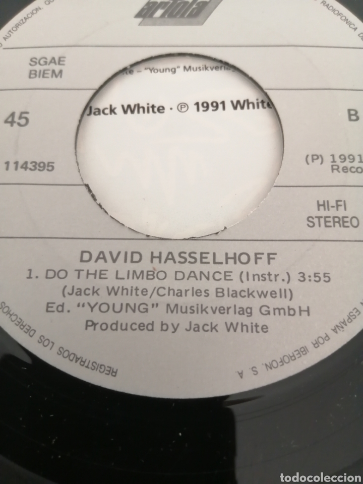Discos de vinilo: Vinilo david hasselhoff do the limbo dance 1991 - Foto 2