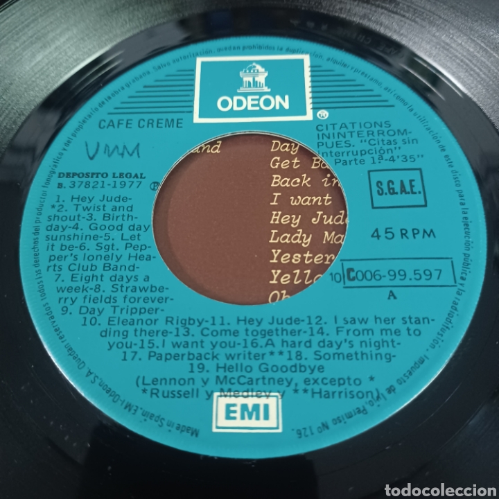 Discos de vinilo: CAFE CREME - UNLIMITED CITATIONS 1977 EMI ODEON - Foto 3