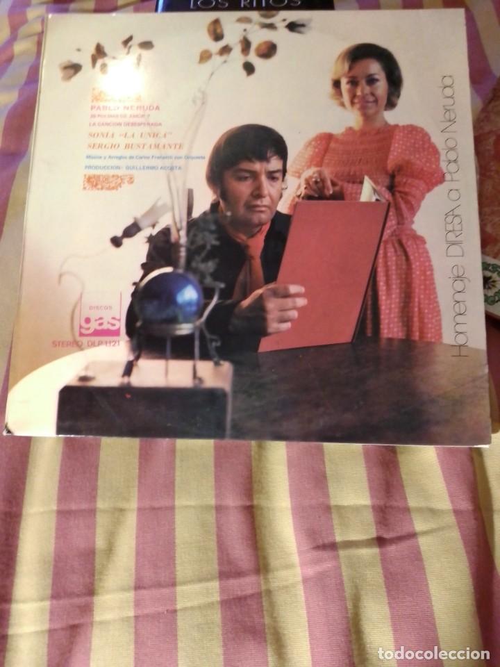 Discos de vinilo: Homenaje Diresa a Pablo Neruda. 1973 - Foto 1