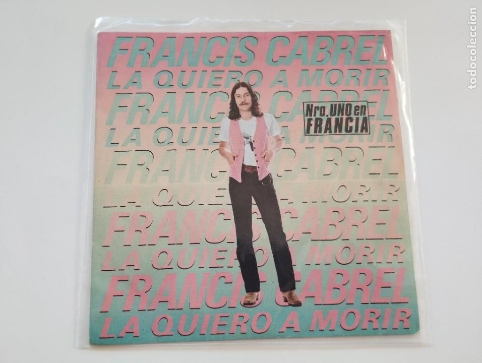 Discos de vinilo: Francis Cabrel &ndash; La Quiero A Morir. PEDIDO M&Iacute;NIMO 5 &euro; - Foto 1