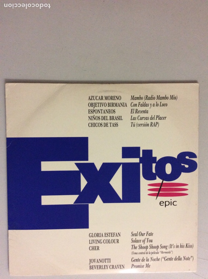 Discos de vinilo: &Eacute;xitos Epic. Doble LP. Dos discos. - Foto 2