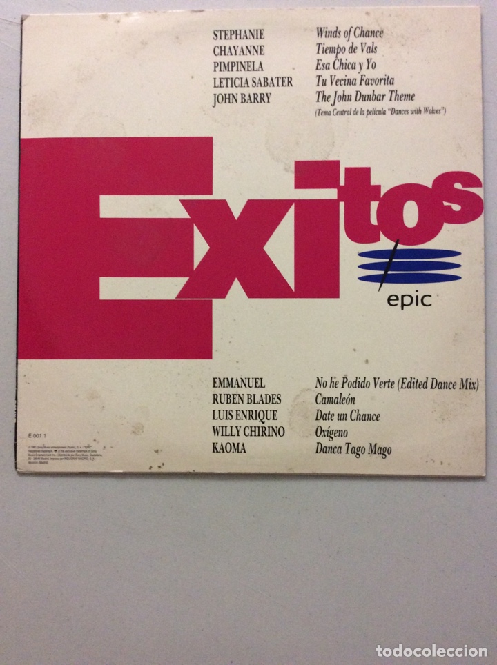 Discos de vinilo: &Eacute;xitos Epic. Doble LP. Dos discos. - Foto 1