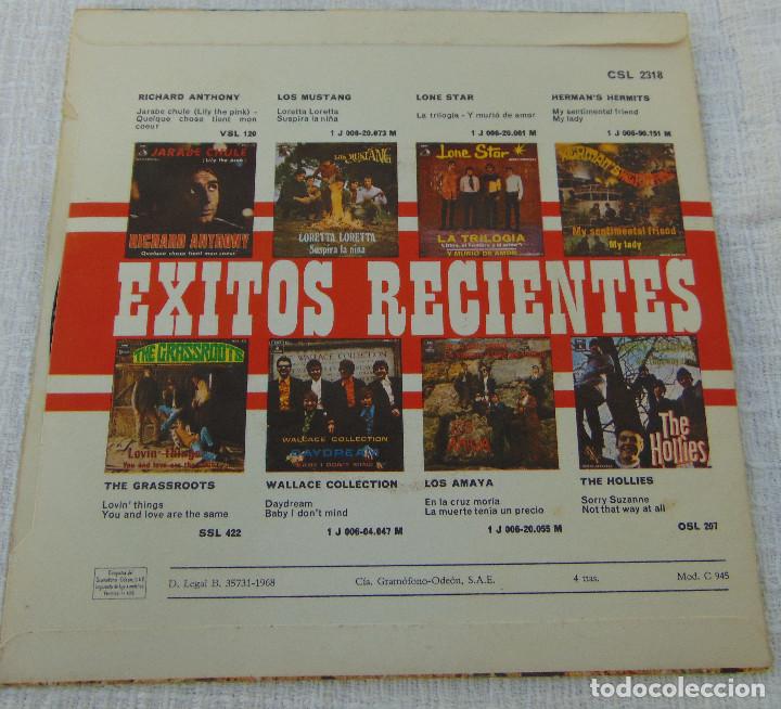 Discos de vinilo: MATT MONRO - ALGUIEN CANTO- SINGLE 1968 - Foto 2