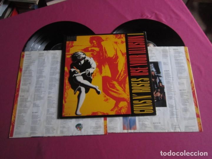 Discos de vinilo: GUNS N ROSES USE YOUR ILLUSION LP DOBLE CON ENCARTES 1991 L23 5 1