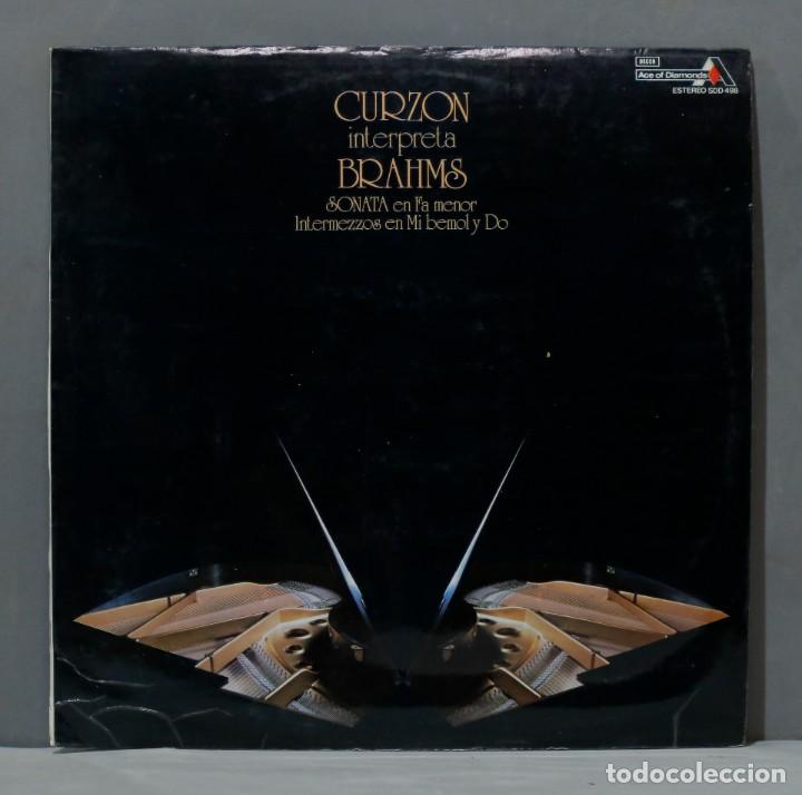 Discos de vinilo: LP. CURZON INTERPRETA A BRAHMS - Foto 1