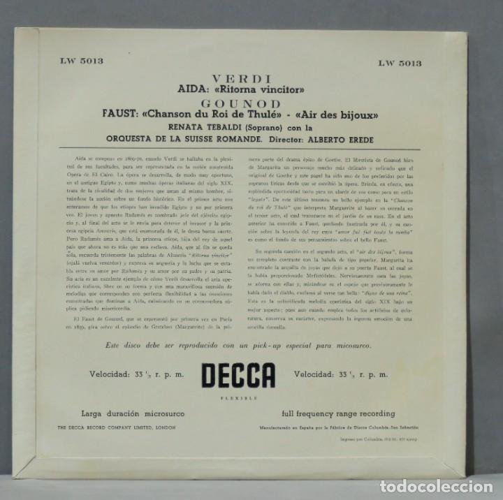 Discos de vinilo: LP. VERDI. GOUNOD. EREDE - Foto 2