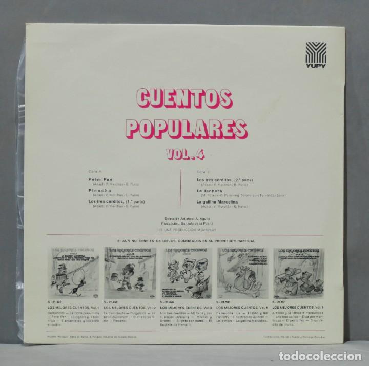 Discos de vinilo: LP. CUENTOS POPULARES VOL. 4 - Foto 2