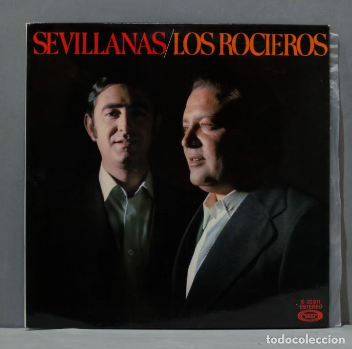 Discos de vinilo: LP. LOS ROCIEROS - SEVILLANAS - Foto 1