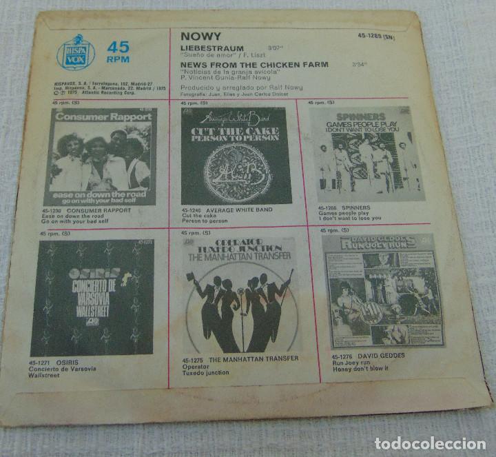 Discos de vinilo: NOWY - LIEBESTRAUM - SINGLE 1975 - Foto 2