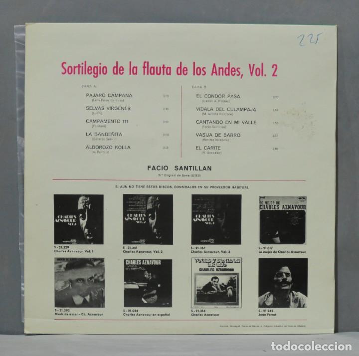 Discos de vinilo: LP. Facio Santillan &ndash; Sortilegio De La Flauta De Los Andes - Foto 2