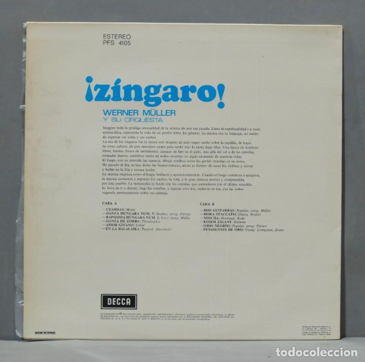 Discos de vinilo: LP. Werner M&uuml;ller y Su Orquesta &ndash; &iexcl;Z&iacute;ngaro! - Foto 2