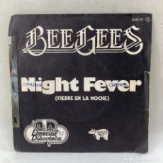 Dischi in vinile: SINGLE BEE GEES - NIGHT FEVER / FIEBRE EN LA NOCHE - ESPAÑA - AÑO 1977. Lote 358627945