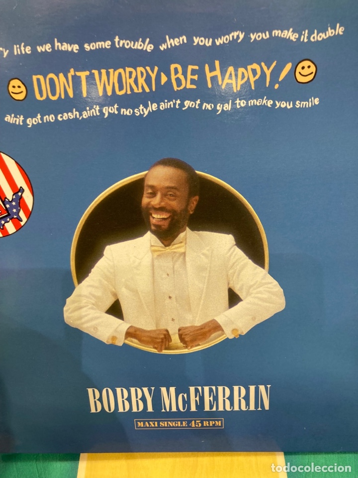 Discos de vinilo: Disco de vinilo bobby mcferryn, muy nuevo - Foto 2
