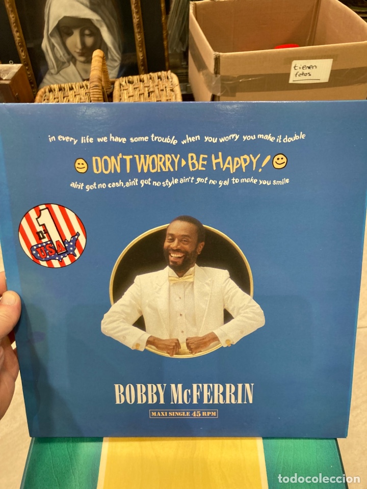 Discos de vinilo: Disco de vinilo bobby mcferryn, muy nuevo - Foto 1