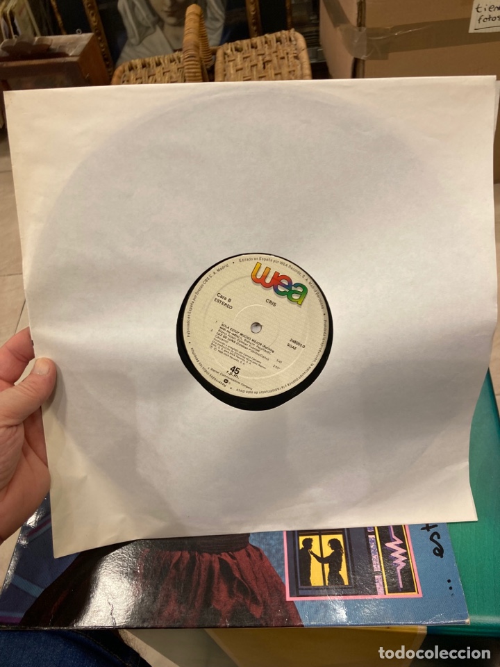 Discos de vinilo: Disco de vinilo cris, estamos a solas - Foto 2