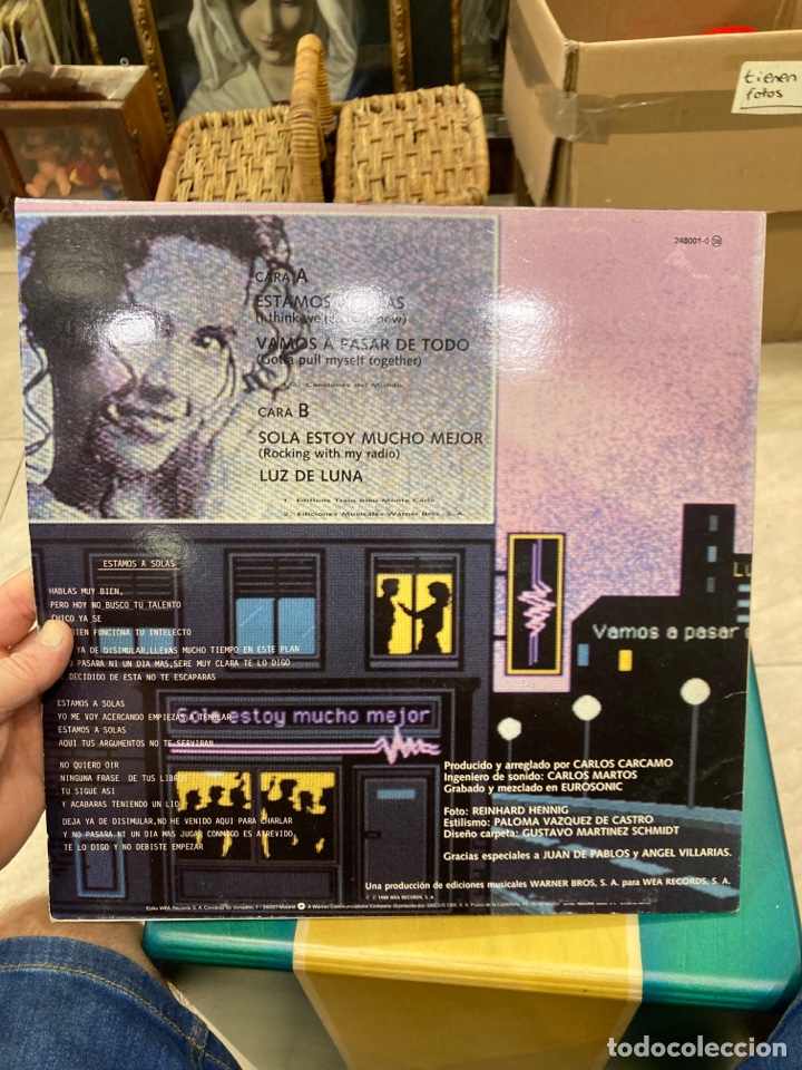 Discos de vinilo: Disco de vinilo cris, estamos a solas - Foto 4