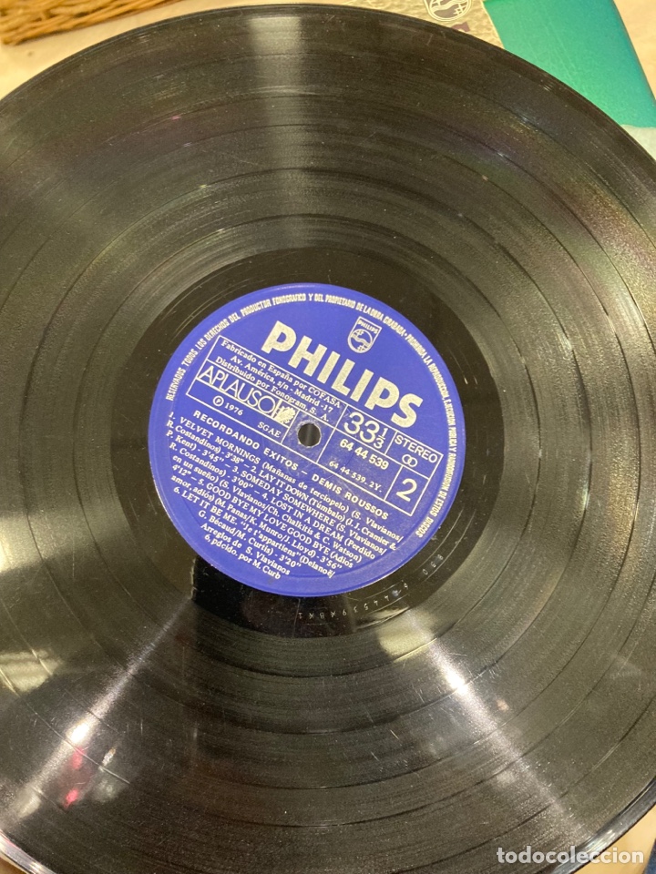 Discos de vinilo: Disco de vinilo Demis roussos, muy nuevo - Foto 2
