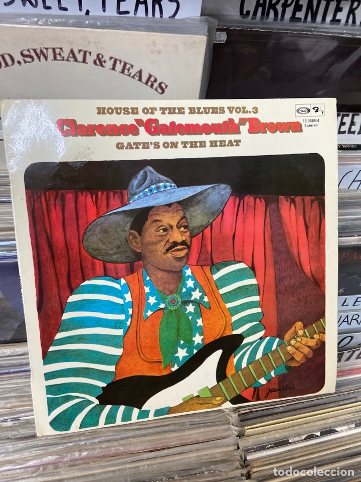 Discos de vinilo: Clarence Gatemouth house of the blues gates on the heat vol 3