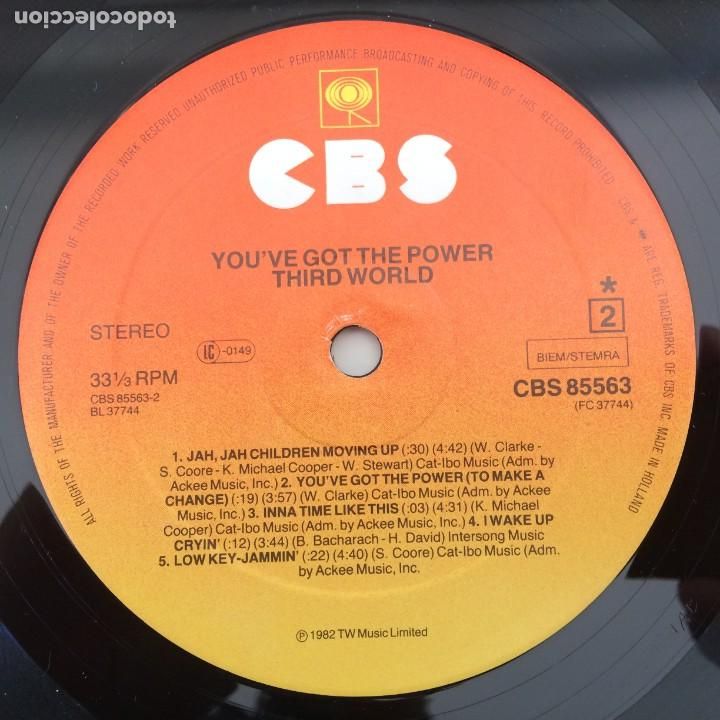 Discos de vinilo: Third World &lrm;&ndash; Youve Got The Power , Holanda 1982 CBS - Foto 4
